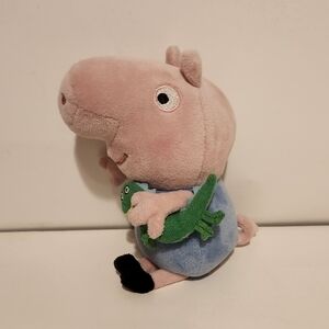 6" Ty Peppa Pig Little Brother George Plush Stuffed Animal